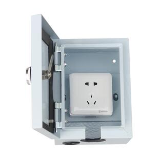 新能源汽车接地宝带密码锁插座盒充电箱室户外防雨防水小配电箱