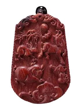 印度小叶紫檀红木亥卯未猪兔羊