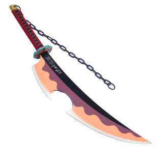 鬼灭之刃cos刀天元音柱日轮刀动漫装备cos武器道具竹木制未开刃