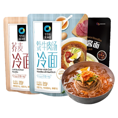 清净园韩式冷面荞麦面炸酱面