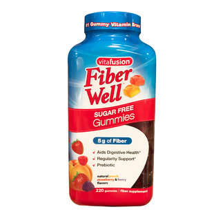 美国代购 Vitafusion fiber well纤维素果蔬膳食软糖 220粒 现货