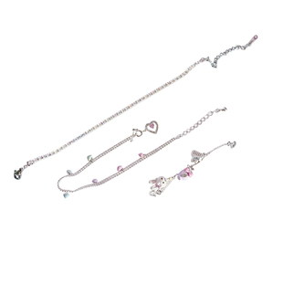 beads镀银钻石手镯基础手链叠戴女高级感ins小众设计串珠生日礼物