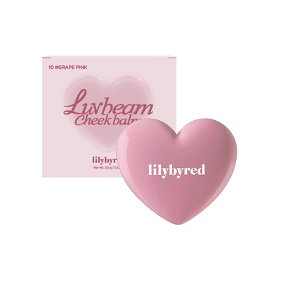 韩国lilybyred丽丽百乐爱心光腮红膏水光元气膨胀色提亮修容高光