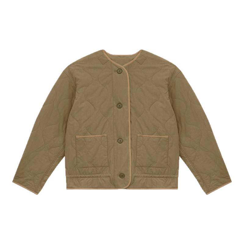 MARANT ETOILE2025新款GRETEL时尚中长款廓版绗缝棉服外套女