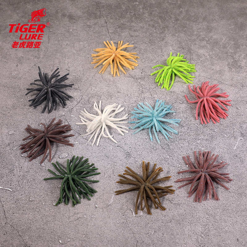 老虎路亚新款水胆浮水软饵鲈鱼鳜鱼德州倒钓铅头钩钓组辅助鱼饵