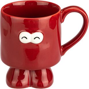 摩登主妇马克杯陶瓷杯红色杯子女新婚礼物家用喝水情侣水杯咖啡杯