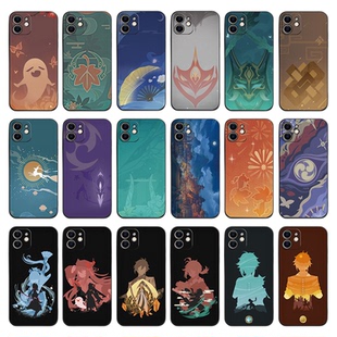 任意机型定制 原神手机壳适用iPhone1654321proxsmaxmini苹果87plus瑶瑶白术迪希雅莱依拉散兵国崩纳西妲妮露