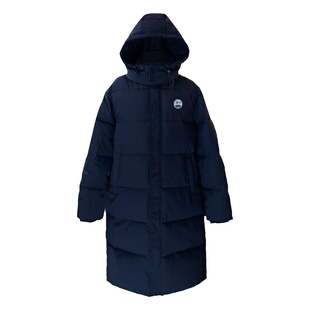 阿车家的大码jk原创日系连帽长款棉服外套女冬季胖mm遮肉显瘦棉衣