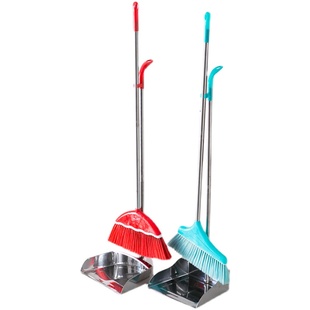 不锈钢垃圾铲子加厚单个簸箕加大家用特厚铁撮箕工厂畚斗扫把套装