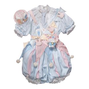 现货  马戏团lolita荧鲤之森原创设计洛丽塔连衣裙王子基佬装