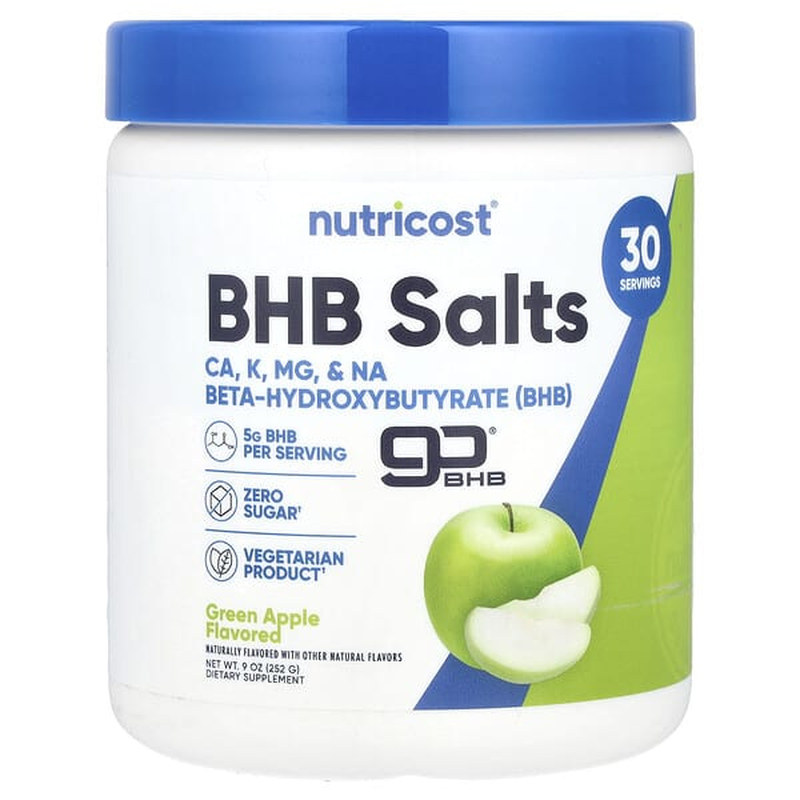 Nutricost BHB Saltsβ-羟基丁酸酯（BHB）机体能量多重营养补充