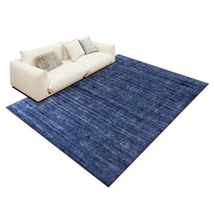 赛波斯蓝岛假日无胶防水地毯中古蓝色包豪斯轻奢高级感卧室客厅