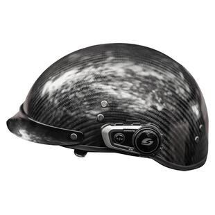 头盔摩托先生碳纤维超轻复古巡航半盔瓢盔男夏季3c认证机车大头围