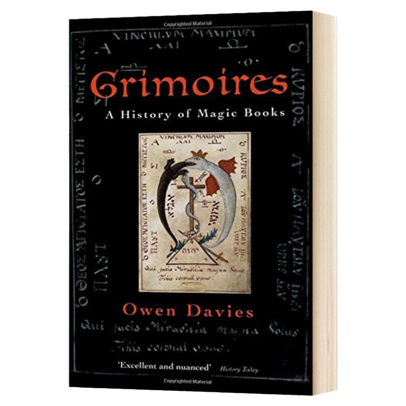 魔法之书 魔法书的历史 Grimoires A History of Magic Books 英文原版 Owen Davies 英文版进口原版英语书籍