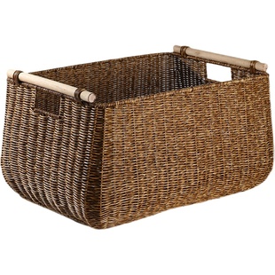 家居卧室收纳篮 零食书报置物篮欧式抽屉式收纳箱衣服大容量盒子