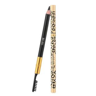 雅莱伊豹纹眉笔双头带刷铅笔眉笔非火烈黑色咖色棕色灰色鸟特好用