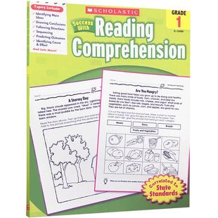 预售学乐成功系列小学1年级阅读理解Scholastic Success With Reading Comprehension Grade 1英文原版练习册附答案课外作业辅导