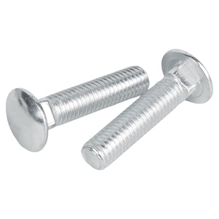 固万基镀锌马车螺丝大扁头半圆头桥架货架螺栓四方颈螺钉M4M5-M12