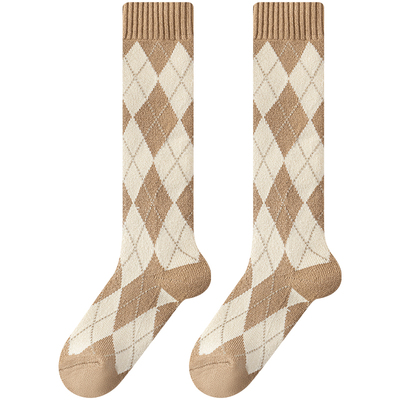 长筒小腿袜子女加绒加厚保暖毛绒