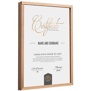 sviao速销宝 a3亚克力相框a4荣誉奖状框营业执照框教师简介教练形象墙资质风采展示墙磁吸展示框专利证书框架