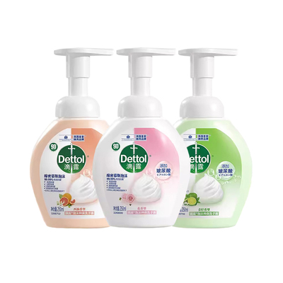 滴露玻尿酸泡沫洗手液250ml*3