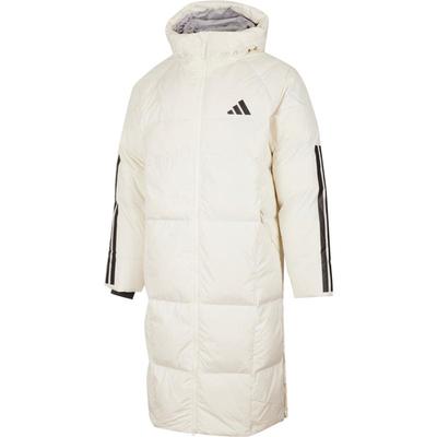 滔搏adidas阿迪达斯男子时尚百搭保暖中长款连帽运动羽绒服JG3838