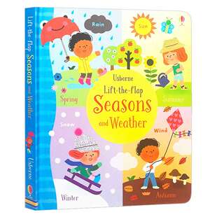 Usborne Lift-the-Flap Seasons and Weather季节天气主题翻翻书进口原版英文书籍