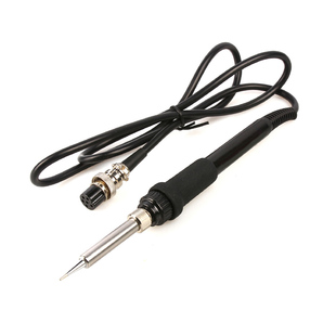 936焊台手柄配件恒温电烙铁线维修焊接907烙铁头852D5针7孔刀头尖