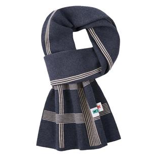 卡帝乐鳄鱼男士围巾冬季2025新款送男友家人礼物实用礼盒保暖围脖