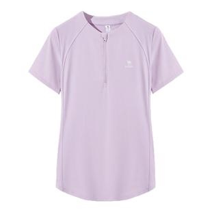 骆驼速干T恤女短袖运动上衣 2025春夏新款网球服冰丝晨跑瑜伽服女