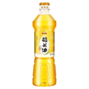 金龙鱼优+稻米油700ml食用油家用炒菜植物油烹饪小瓶米糠油瓶装