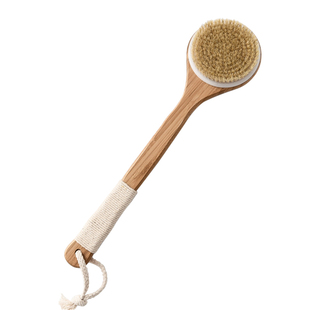 洗澡刷搓背神器长柄后背不求人沐浴刷马软毛猪鬃毛身体干刷自己擦