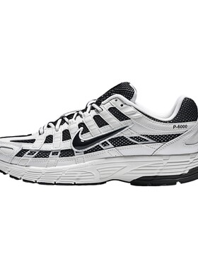 NIKE耐克男子P-6000黑白色复古网面老爹鞋运动鞋IO8711-101