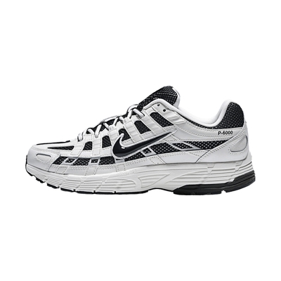 NIKE耐克男子P-6000黑白色复古网面老爹鞋运动鞋IO8711-101