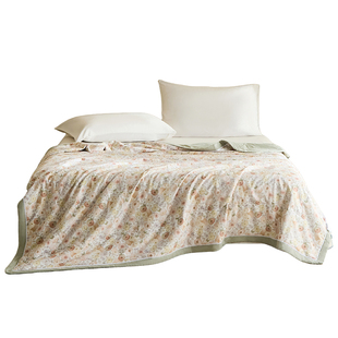 邵氏双层纱夏凉被可水洗A类蚕丝被空调 100%纯蚕丝柔软亲肤可机洗