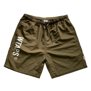 GM自制#WTAPS24SS西山彻沙滩裤户外运动防水短裤潮牌男余文乐同款