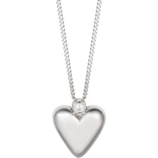 SUDROV素觉项链925银吊坠锁骨链女爱心颈链送女友生日新年礼物