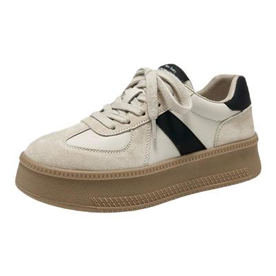 BeauToday复古厚底德训鞋