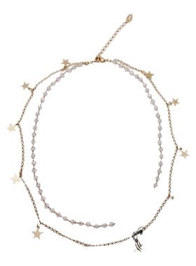 韩国进口多层叠加显脖子长短项链