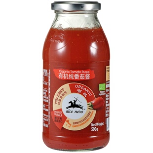 Alce Nero有机尼奥有机纯番茄酱500g意大利原装进口意面酱