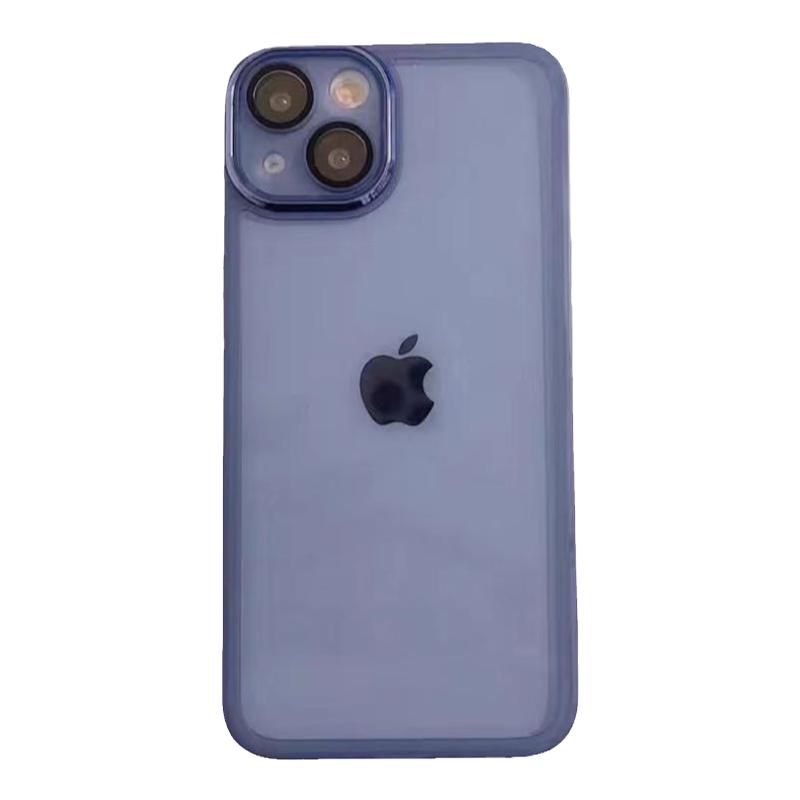 苹果14手机壳iPhone13ProMax自带镜头膜14plus全包防摔软壳12男女款11pro简约透明保护壳xsmax