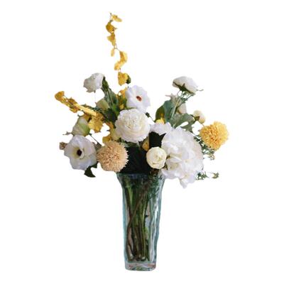 醒春仿真花束高级感客厅餐桌花