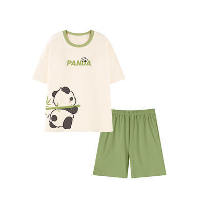 迪欧泰情侣款夏天纯棉家居服套装