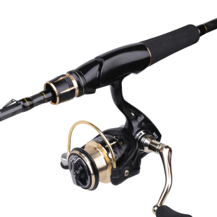 哈斯达穆萨直柄路亚竿套装纺车轮远投鱼竿碳素抛竿新手路亚竿全套