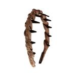 黑色波浪带齿防滑发箍女款高级感日常外戴洗脸压发头箍高颅顶发卡