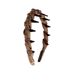 黑色波浪带齿防滑发箍女款高级感日常外戴洗脸压发头箍高颅顶发卡