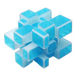 奇艺冰珀色镜面魔方三阶异形3阶专业灵活顺滑实色儿童益智玩具