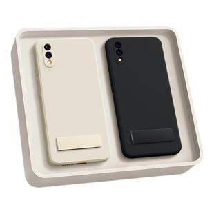 适用vivoX23手机壳X23幻彩版vivo新款液态硅胶vivix炫彩版保护套带支架viv0男女生vox黑色全包防摔viovx外壳