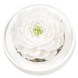 【新年礼物】花韵诗冰雪茉莉非遗瓷花香薰礼盒德化白瓷摆件生日