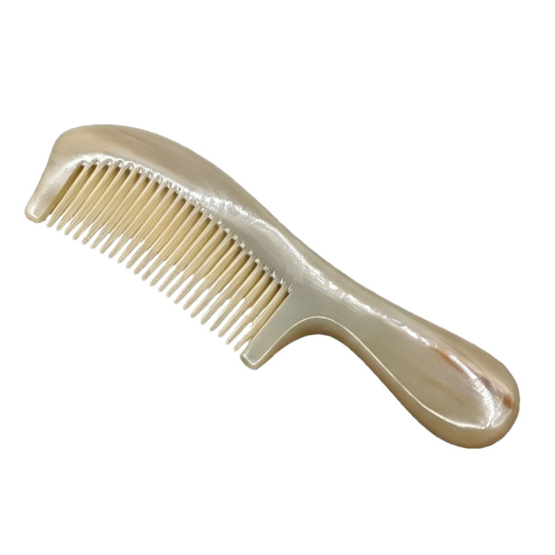 正宗真牛角梳按摩头皮养发梳子厚